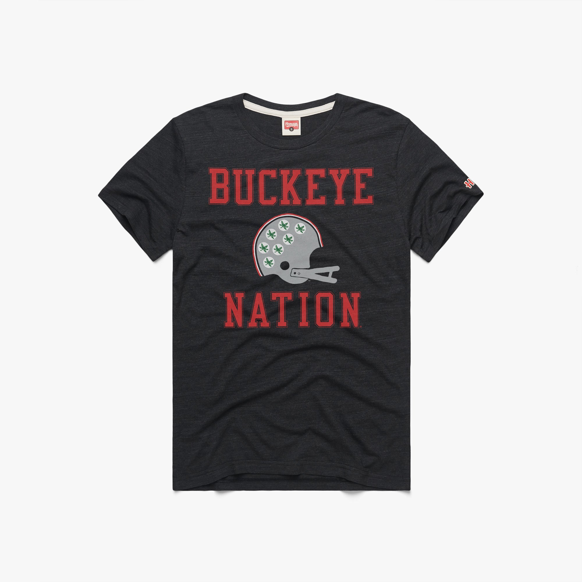 Buckeye Nation Helmet 01012084230 Charcoal Flat 1.jpg Buckeye Nation Helmet