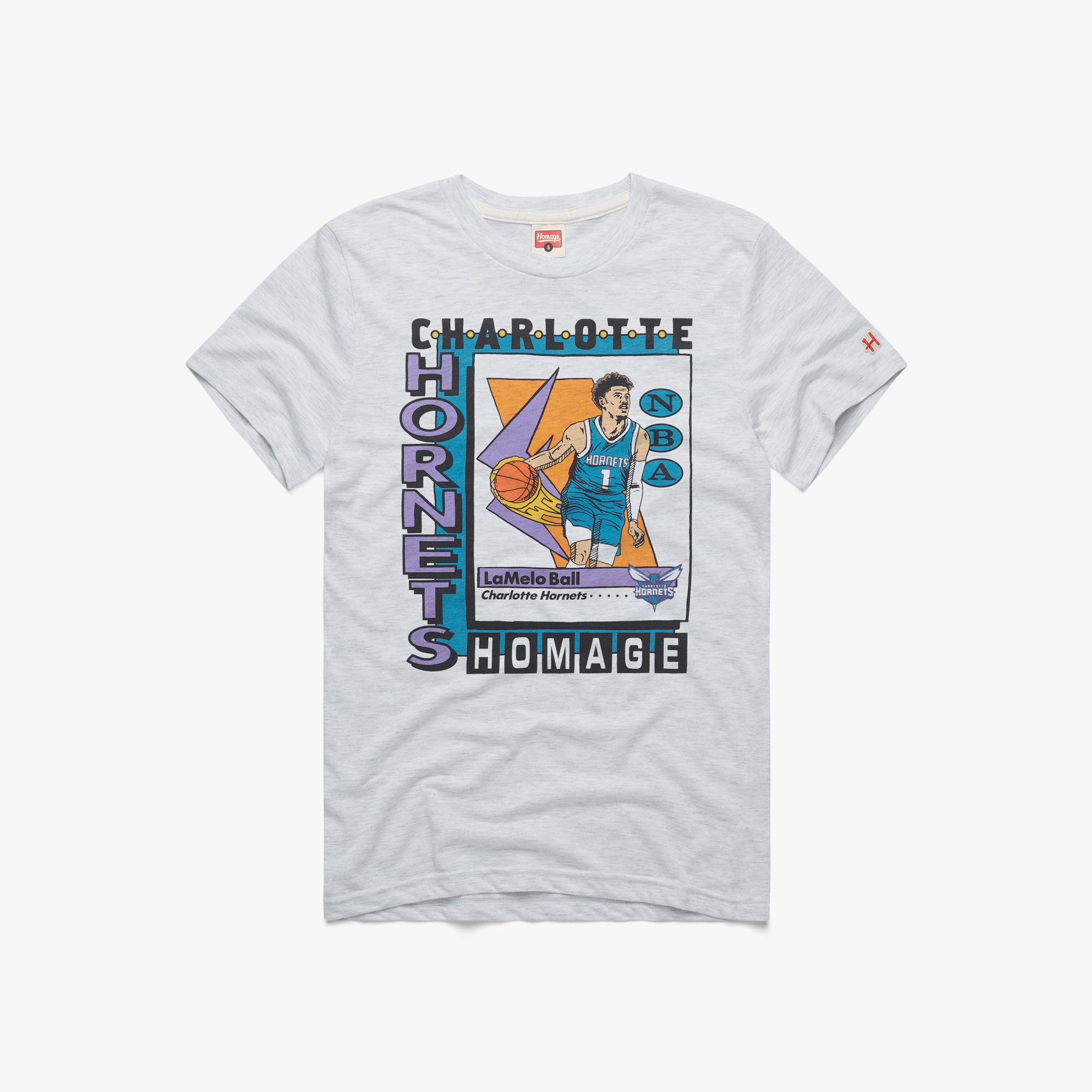 Charlotte Hornets Trading Card LaMelo Ball 01011671537 ash flat.jpg Charlotte Hornets Trading Card LaMelo Ball