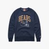Chicago Bears Helmet Retro Crewneck