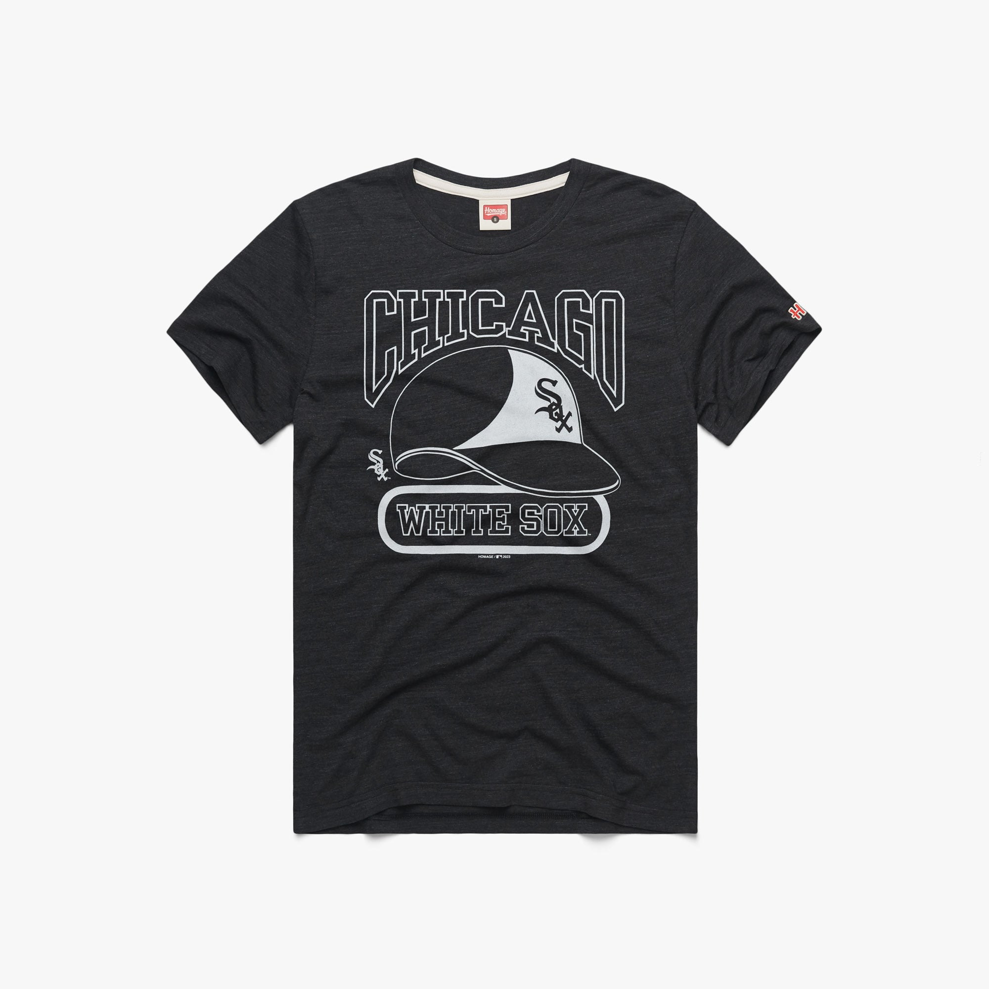 Chicago White Sox Helmet 01011438430 charcoal flat.jpg Chicago White Sox Helmet