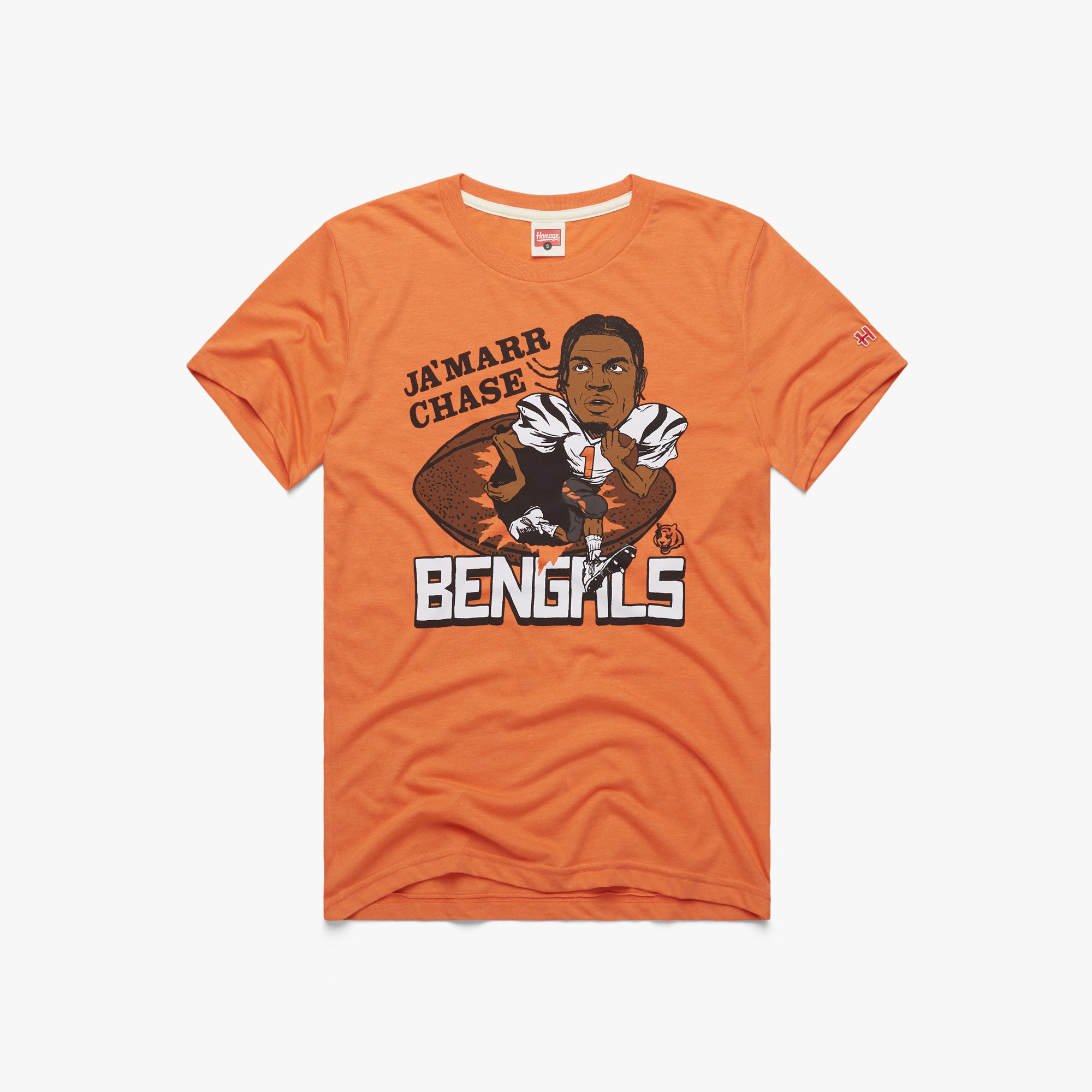 Cincinnati Bengals Ja Marr Chase 01011328816 orange flat.jpg Cincinnati Bengals Ja'Marr Chase
