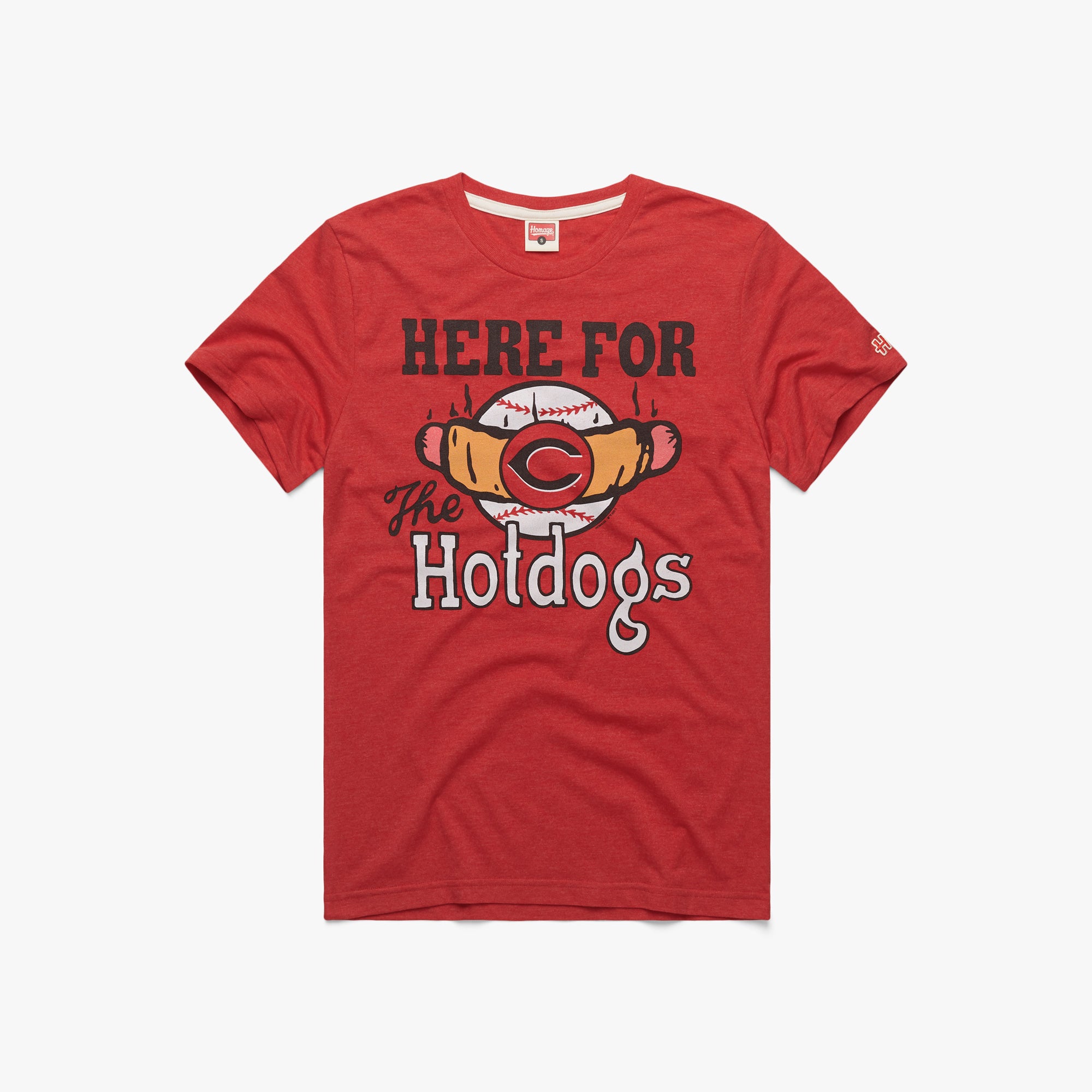 Cincinnati Reds Here For The Hotdogs 01011546017 red flat.jpg Cincinnati Reds Here For The Hotdogs