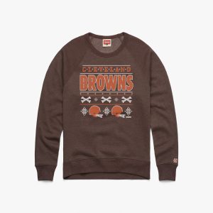 Cleveland Browns Holiday Crewneck