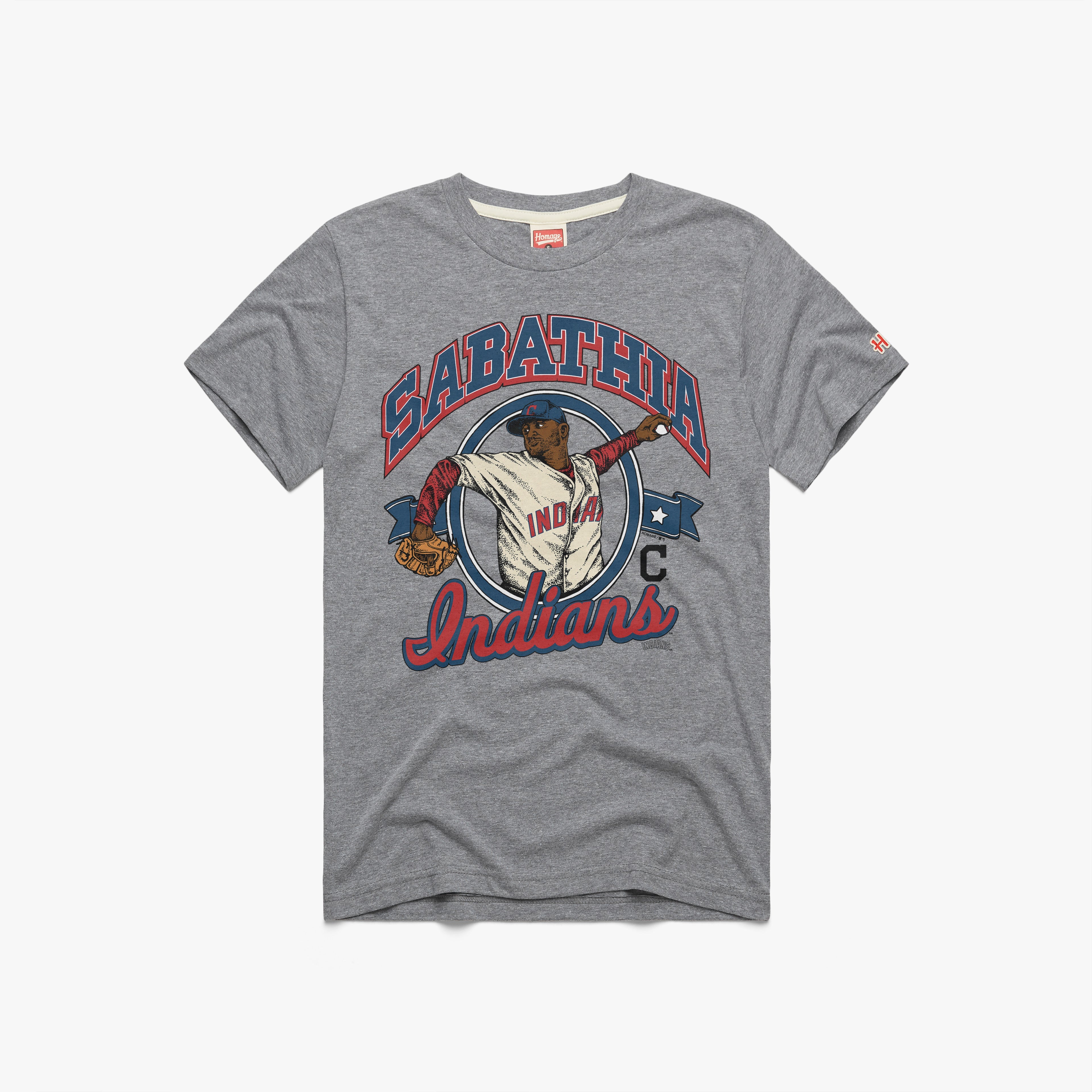 Cleveland Indians CC Sabathia 01012573101 Grey Flat.jpg Cleveland Indians CC Sabathia