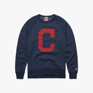 Cleveland Indians Cap Logo '08 Crewneck