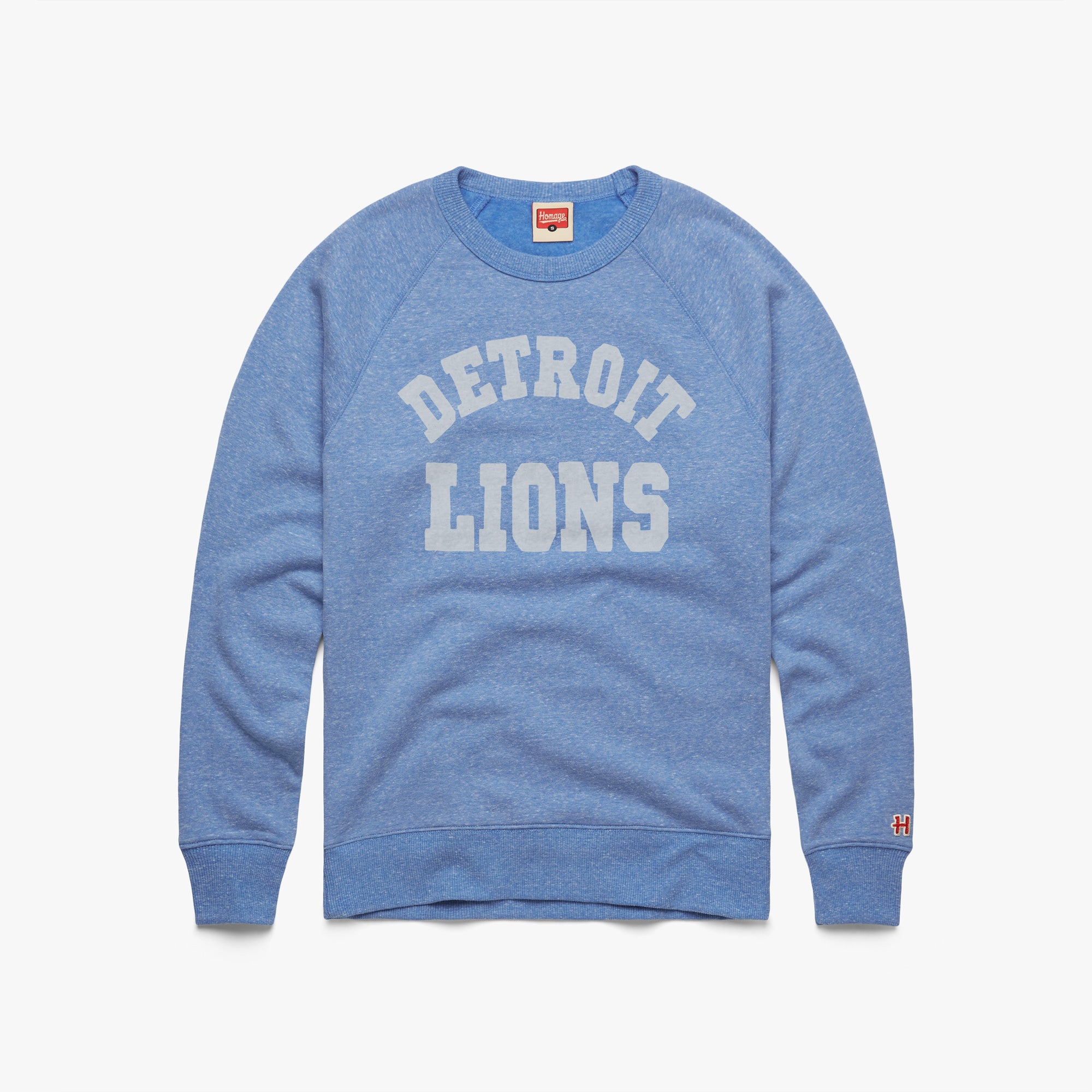Detroit Lions Classic Crewneck 01152067802 Light Blue Flat.jpg Detroit Lions Classic Crewneck