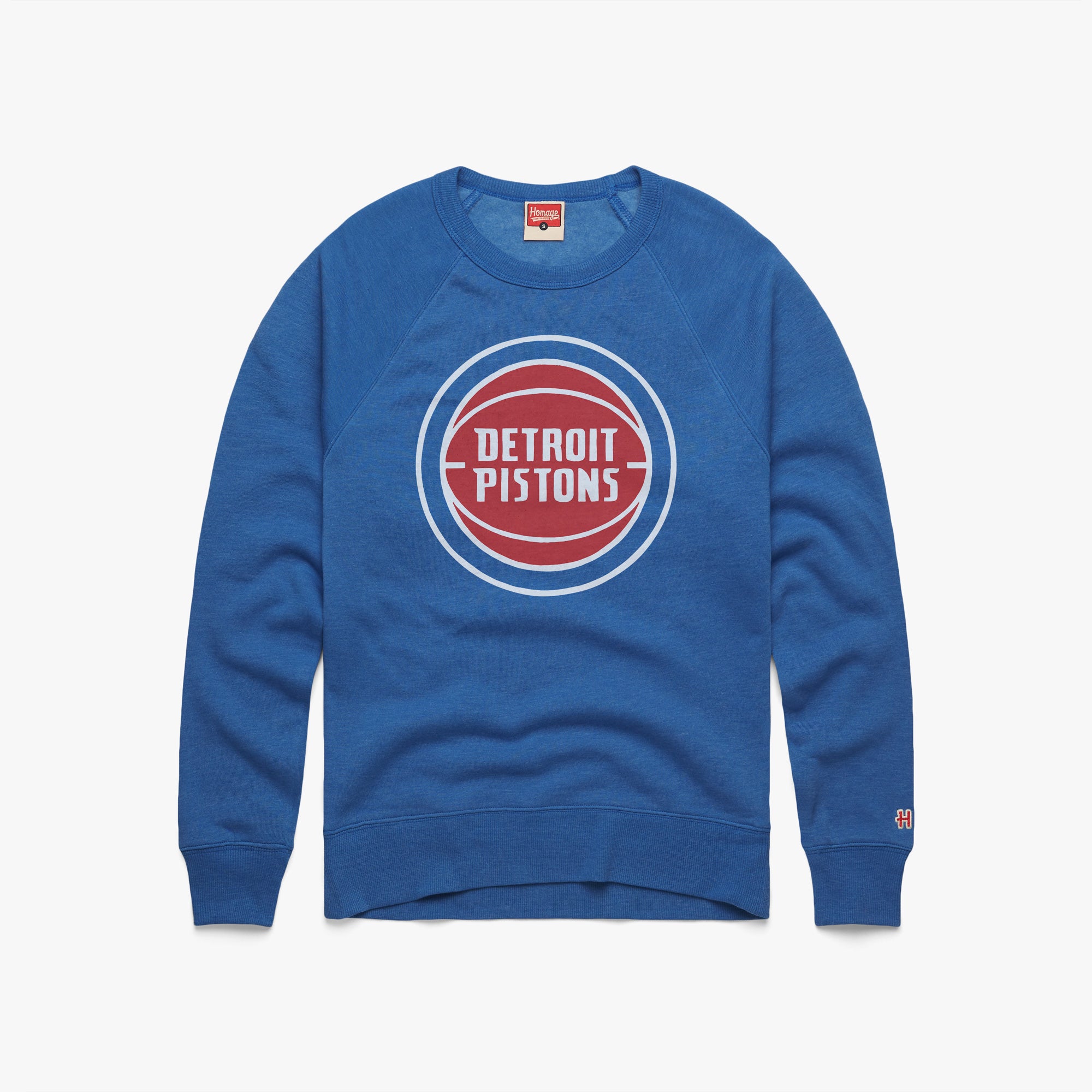 Detroit Pistons Logo Crewneck 01151847018 royal blue flat.jpg Detroit Pistons Logo Crewneck