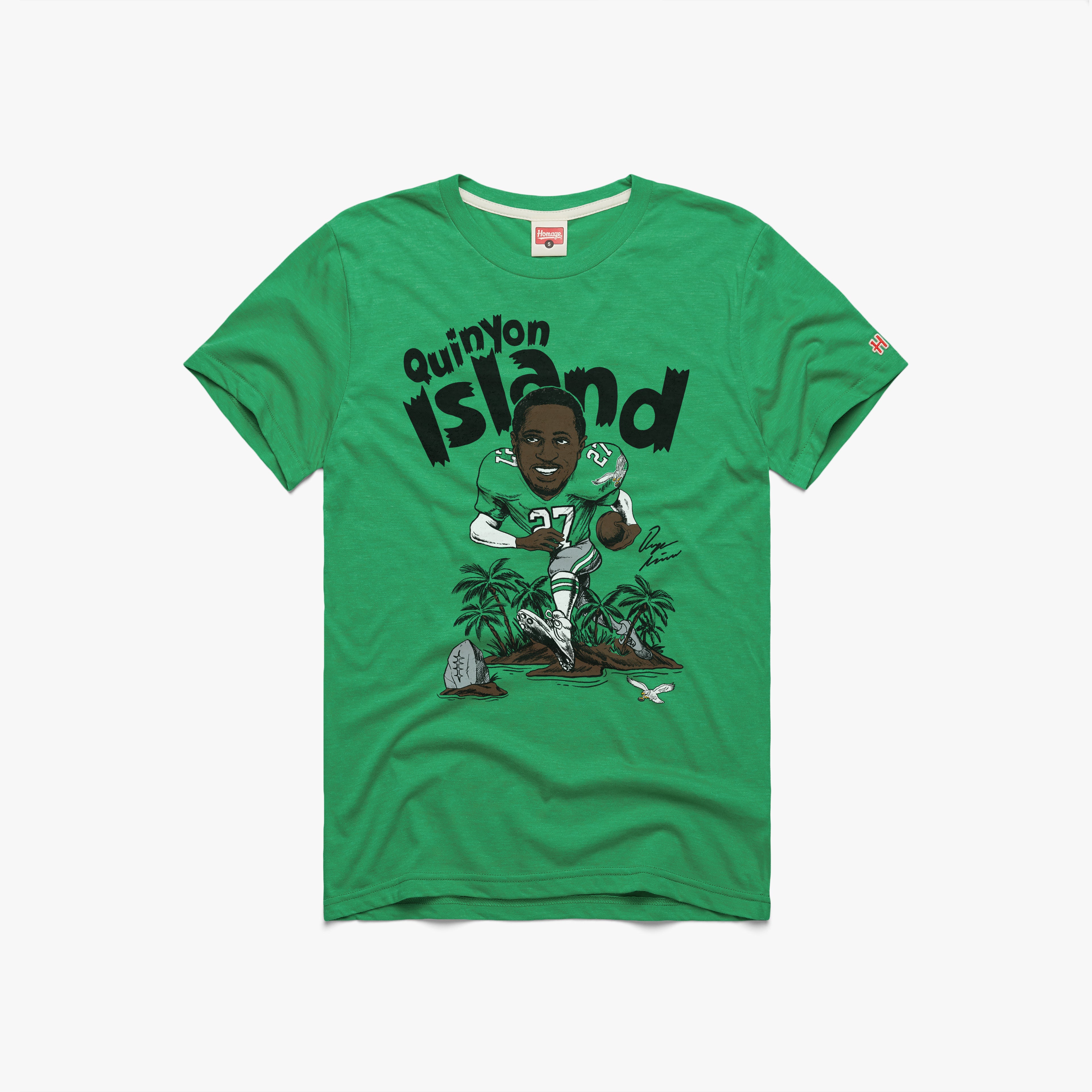 Eagles Quinyon Mitchell Signature 01012363513 Green Flat.jpg Eagles Quinyon Mitchell Signature