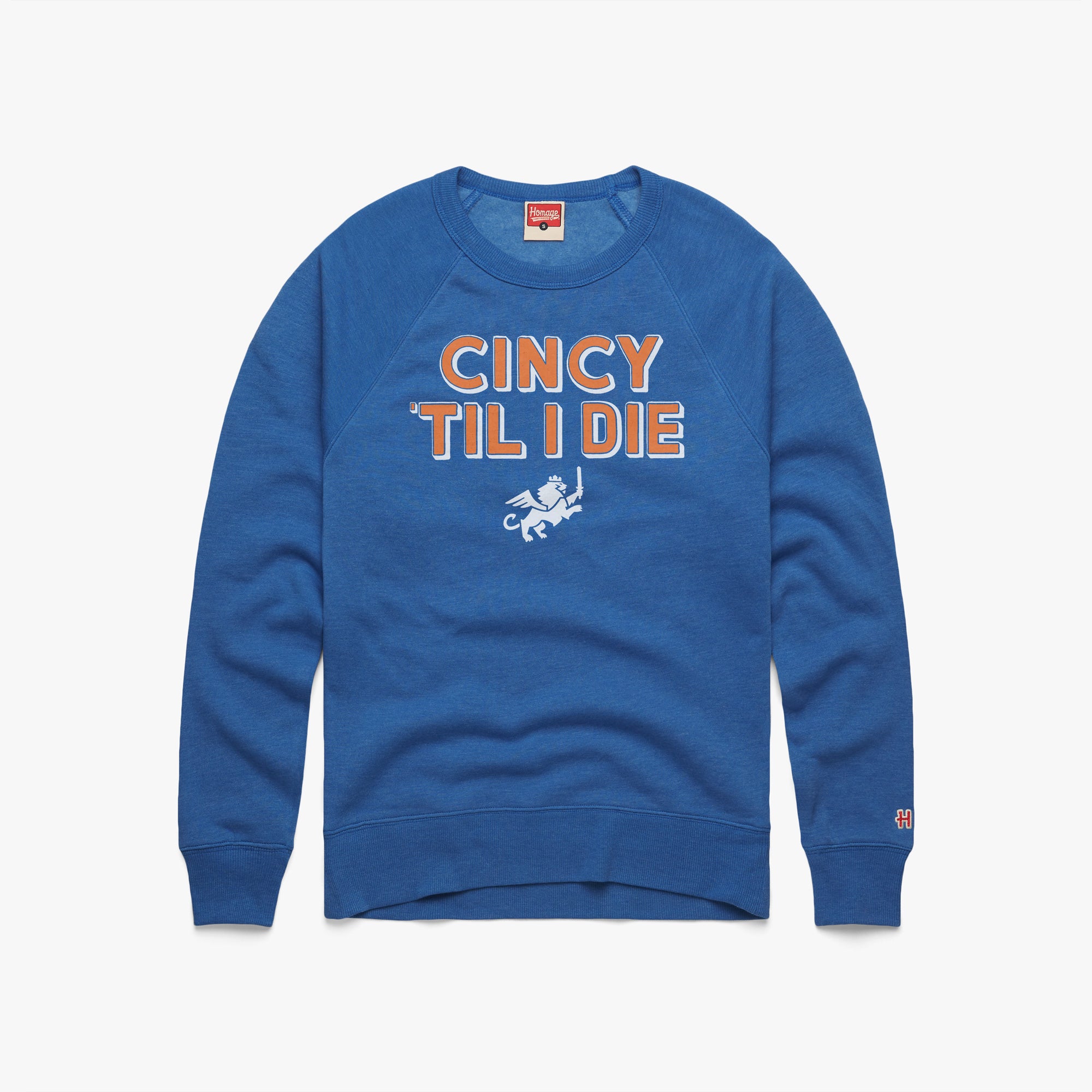 FC Cincy Til I Die Crewneck 01151858618 Royal Blue Flat.jpg FC Cincy 'Til I Die Crewneck