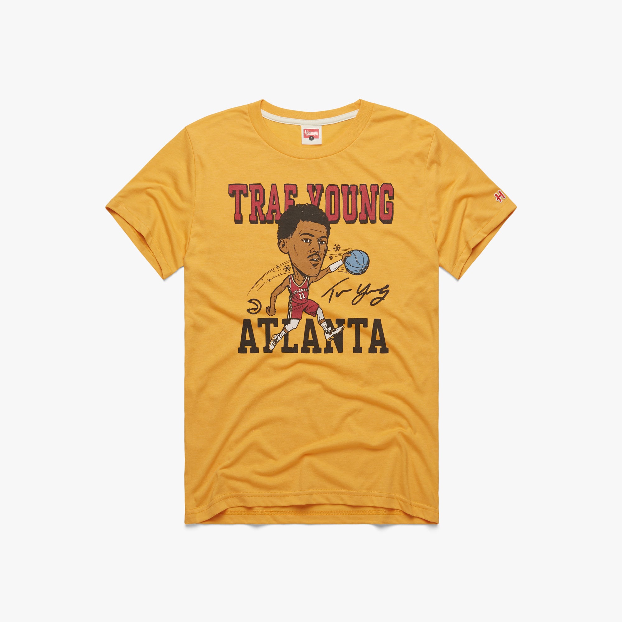 Hawks Trae Young Signature 01010940812 gold flat.jpg Hawks Trae Young Signature