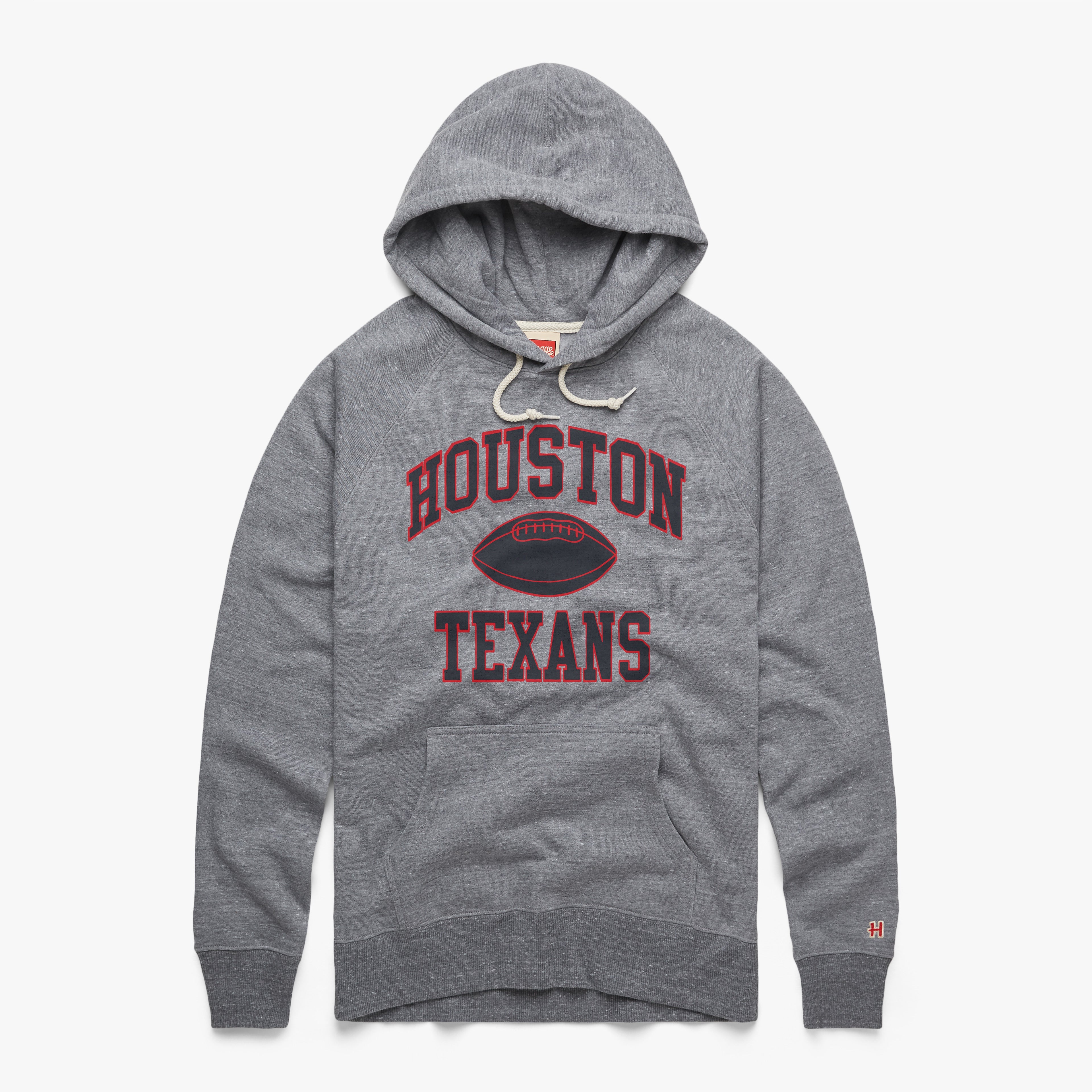 Houston Texans Gridiron Hoodie 01162582401 Grey Flat.jpg Houston Texans Gridiron Hoodie