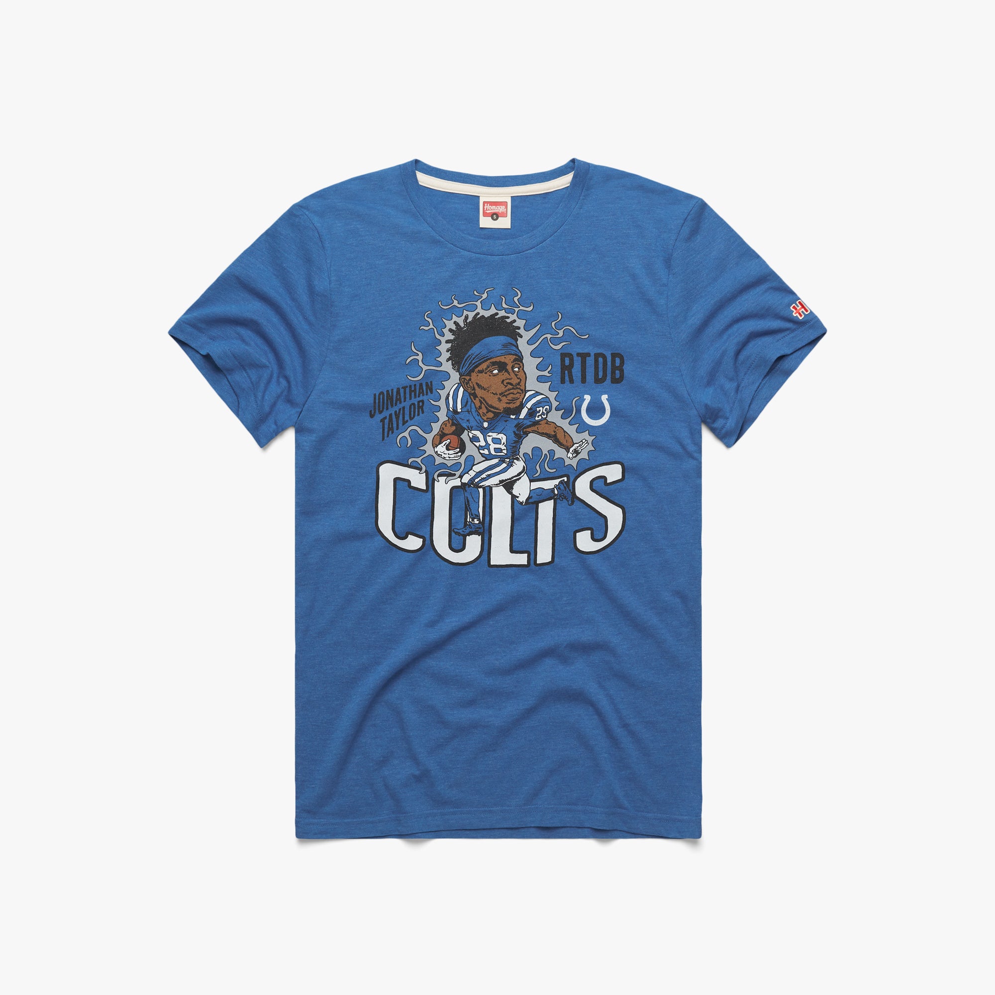 Indianapolis Colts Jonathan Taylor 01011336418 royal blue flat.jpg Indianapolis Colts Jonathan Taylor