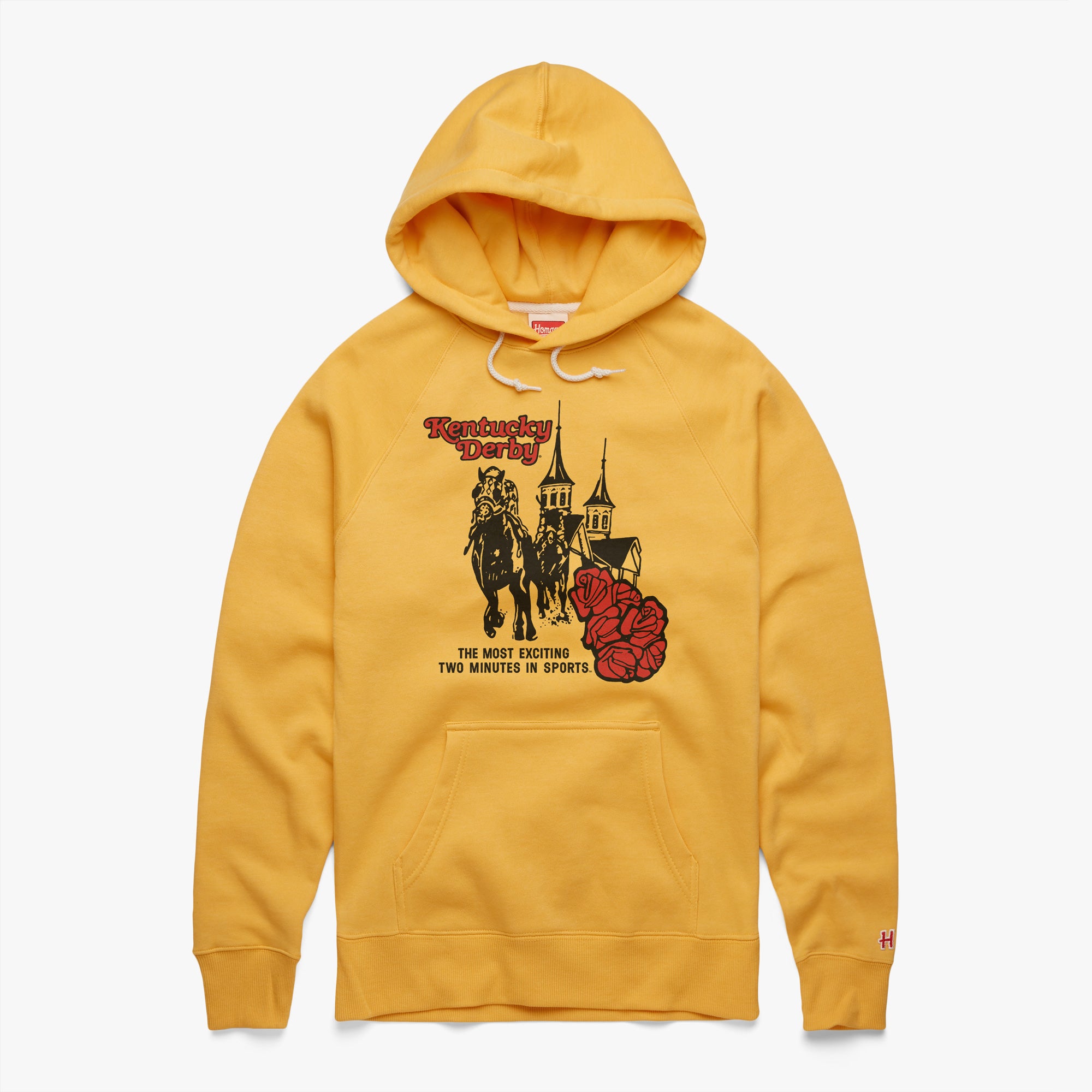 Kentucky Derby Most Exciting Two Minutes Hoodie 01161851412 Gold Flat.jpg Kentucky Derby Most Exciting Two Minutes Hoodie