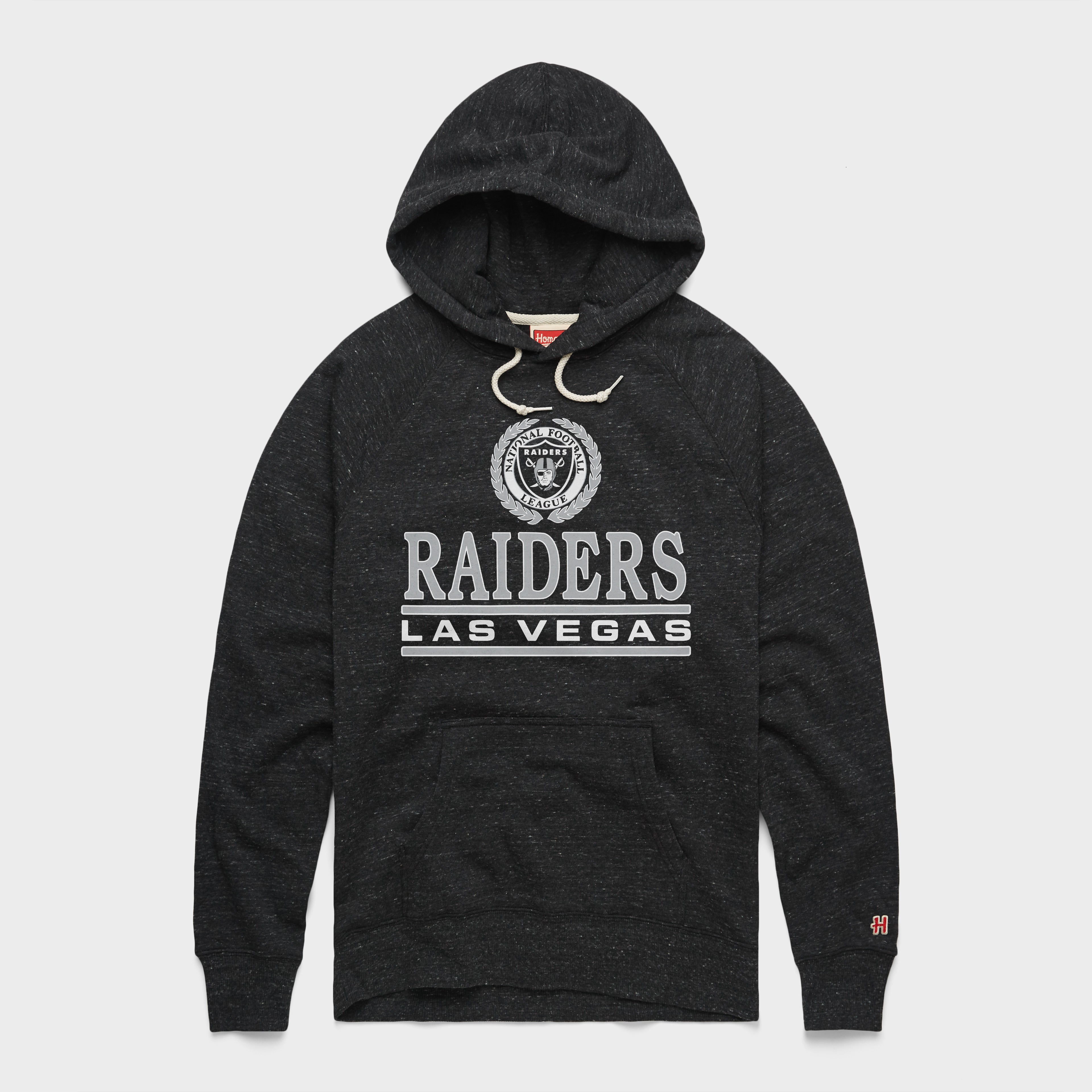 Las Vegas Raiders Crest Hoodie 01162683311 Charcoal Flat.jpg Las Vegas Raiders Crest Hoodie