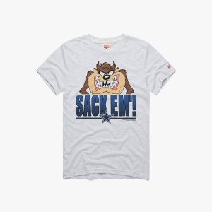 Looney Tunes Taz Sack Em' x Dallas Cowboys