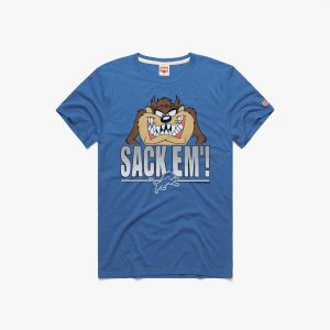 Looney Tunes Taz Sack Em' x Detroit Lions