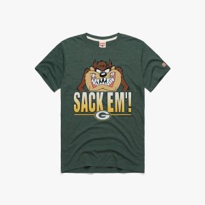 Looney Tunes Taz Sack Em' x Green Bay Packers