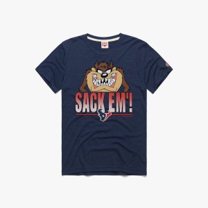 Looney Tunes Taz Sack Em' x Houston Texans