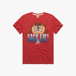 Looney Tunes Taz Sack Em' x New England Patriots