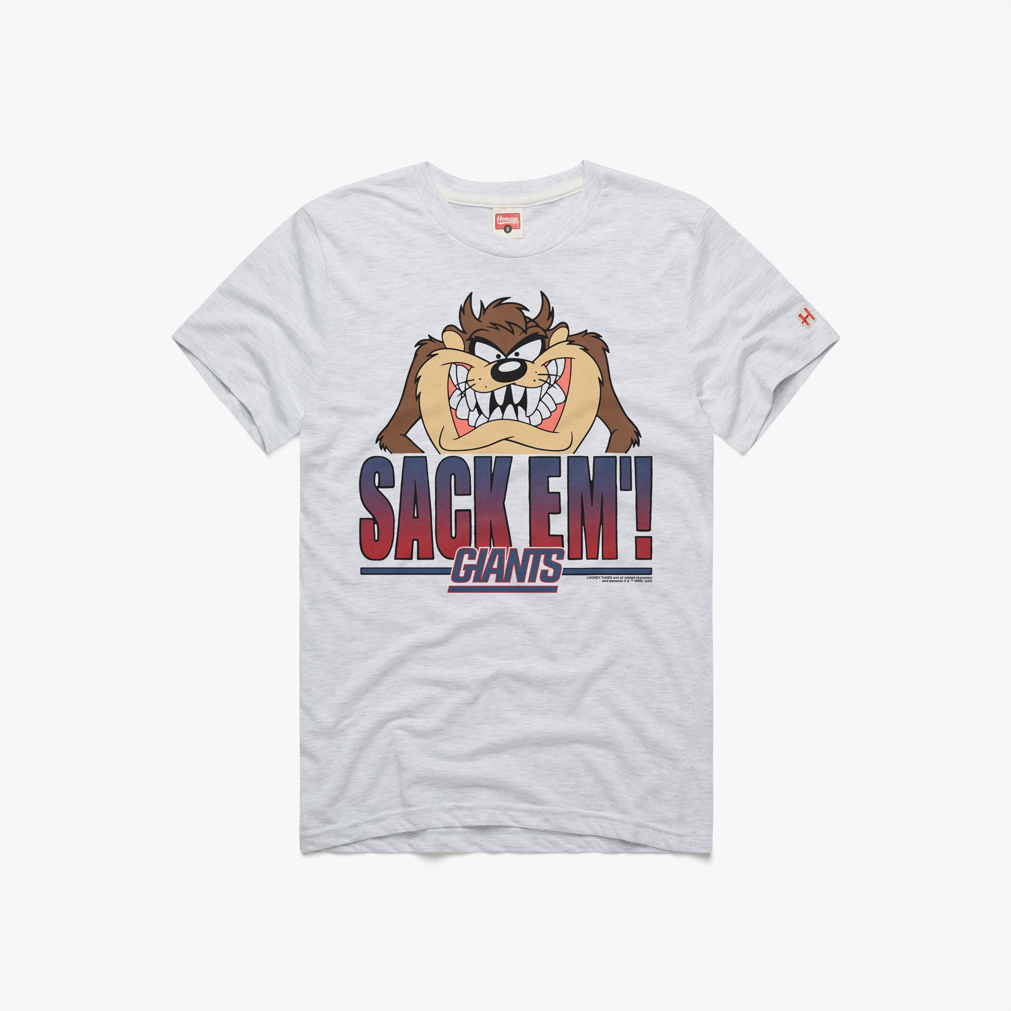 Looney Tunes Taz Sack Em x New York Giants 01012153837 Ash Flat 1.jpg Looney Tunes Taz Sack Em' x New York Giants