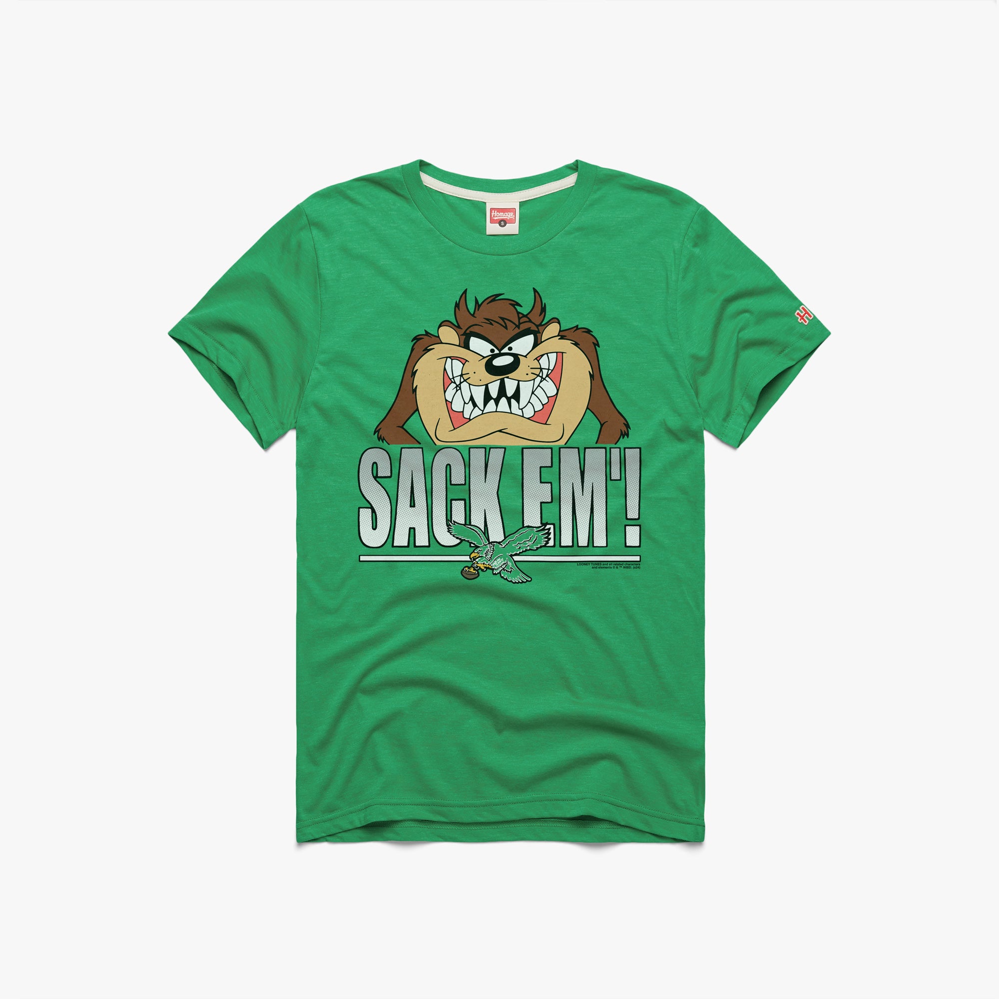 Looney Tunes Taz Sack Em x Philadelphia Eagles 01012154213 Green Flat 1.jpg Looney Tunes Taz Sack Em' x Philadelphia Eagles