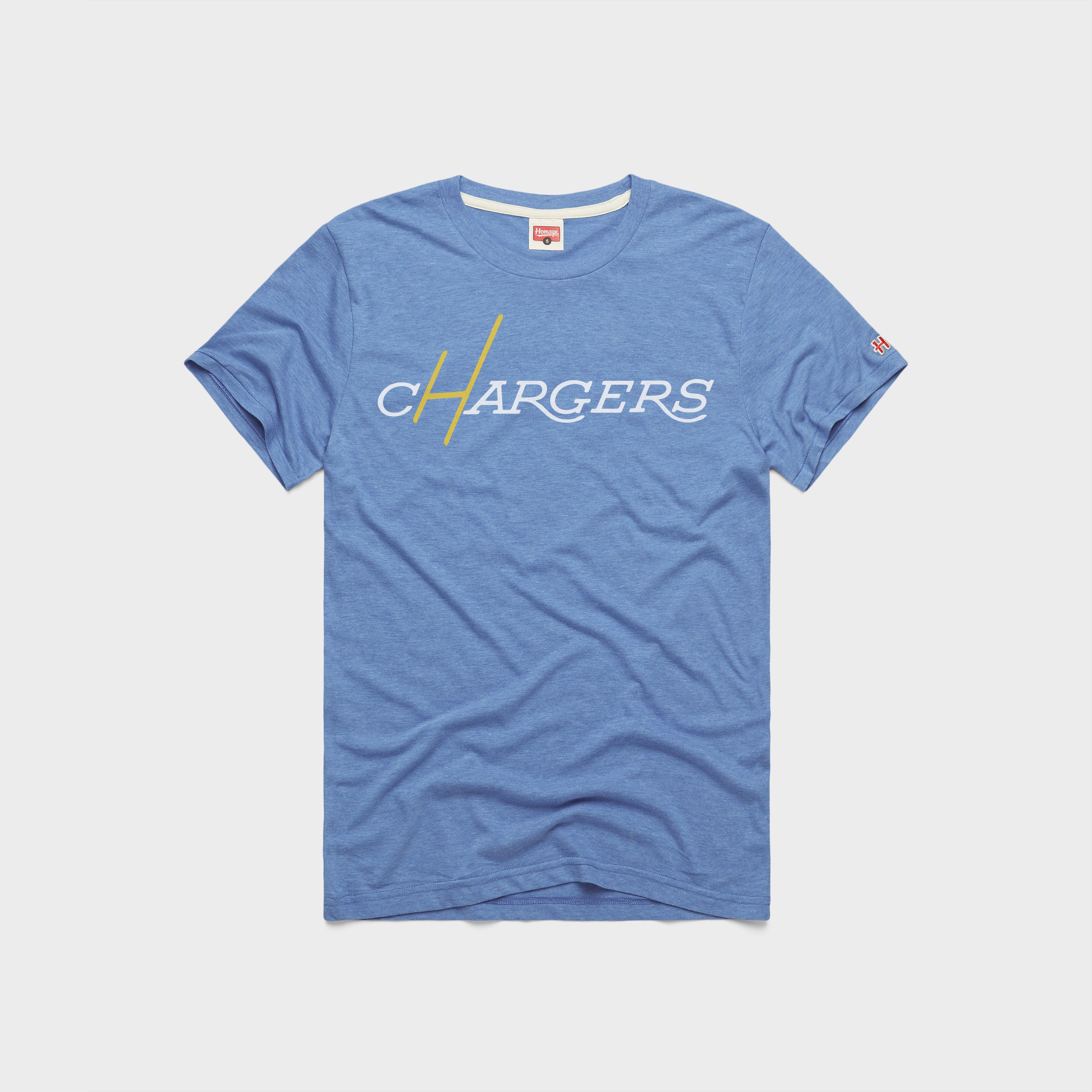 Los Angeles Chargers Wordmark 18 T Shirt 01012699402 Light Blue Flat 1.jpg Los Angeles Chargers Wordmark '18 T-Shirt