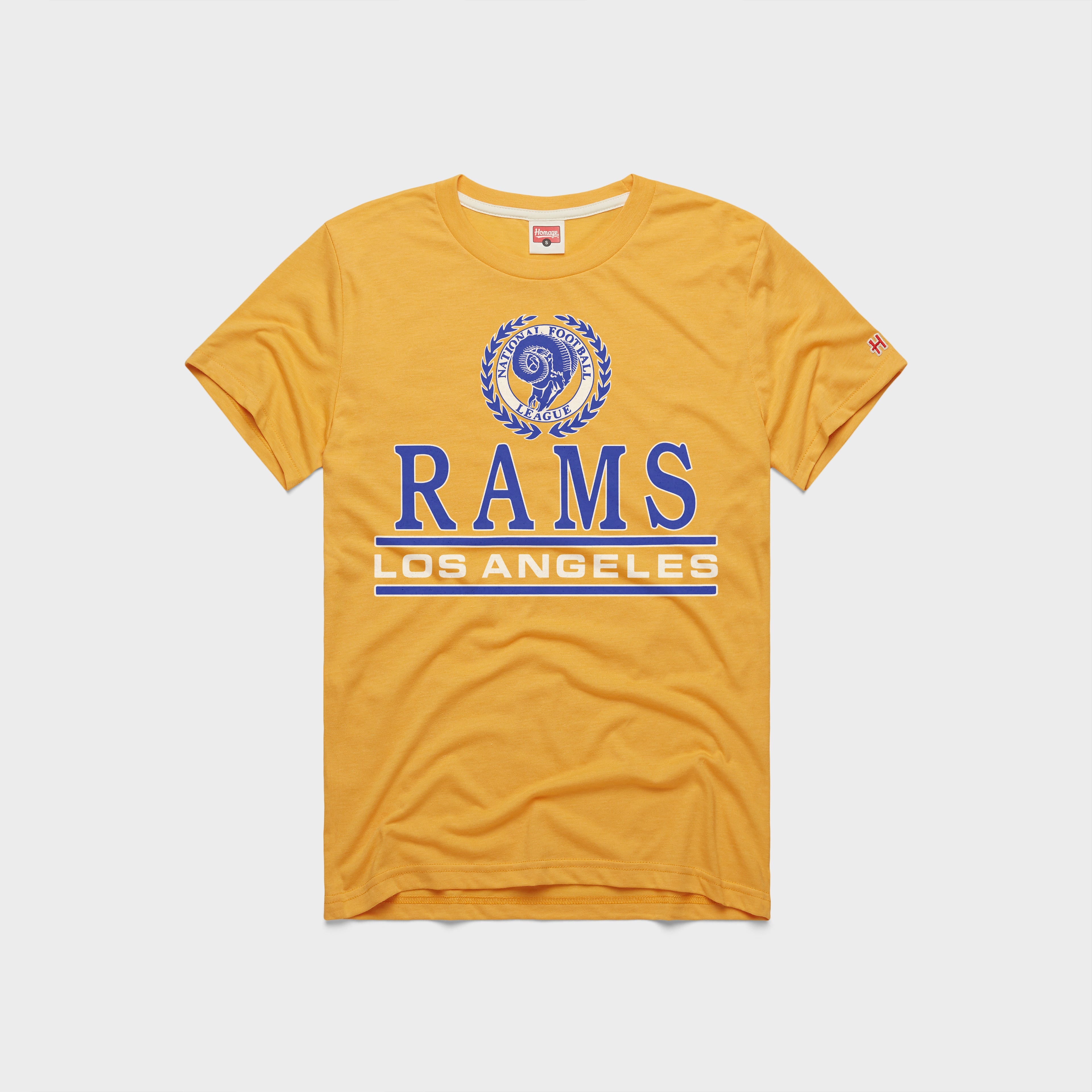 Los Angeles Rams Crest 01012679112 Gold Flat.jpg Los Angeles Rams Crest