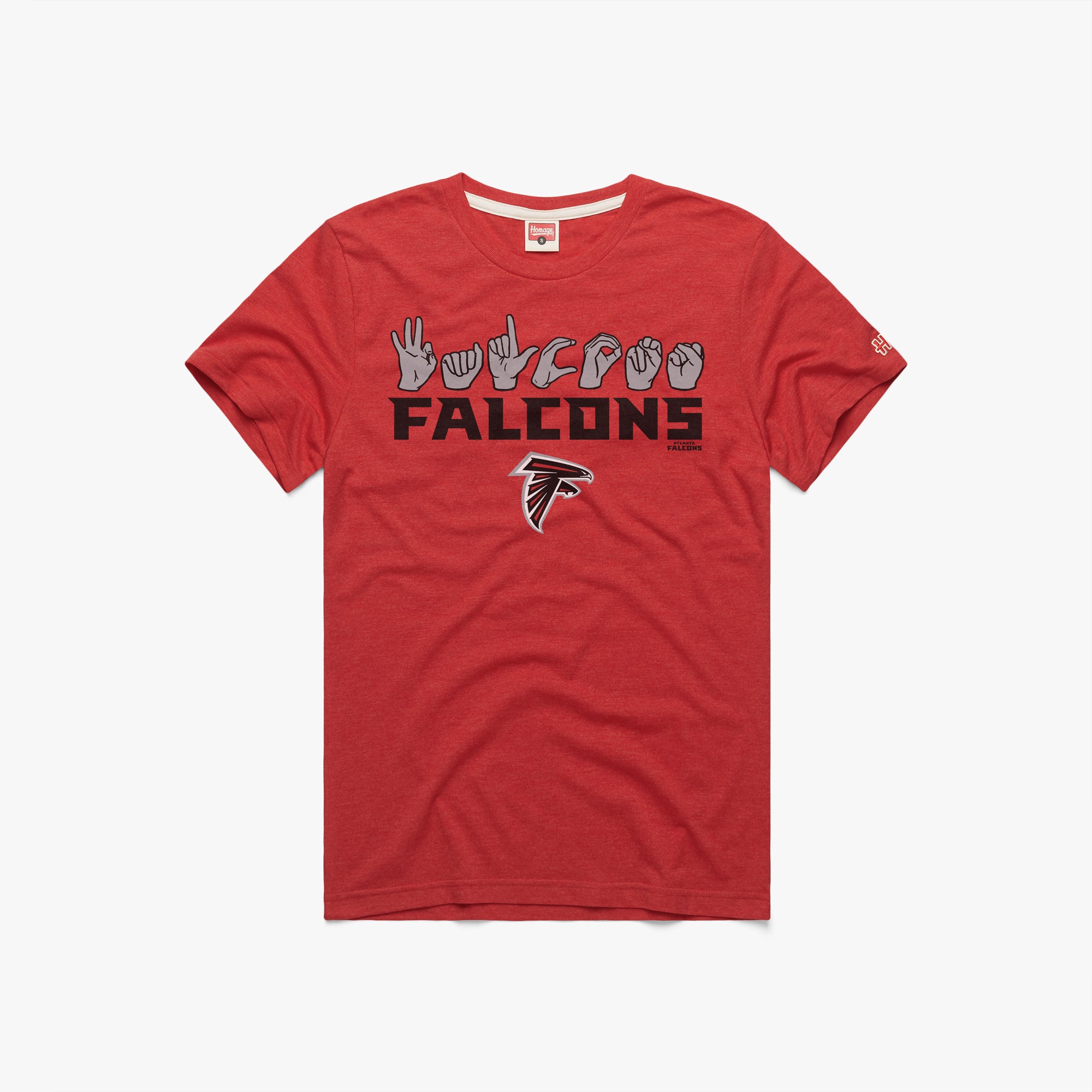 Love Sign x Falcons ASL 01012219917 Red Flat.jpg Love Sign x Falcons ASL