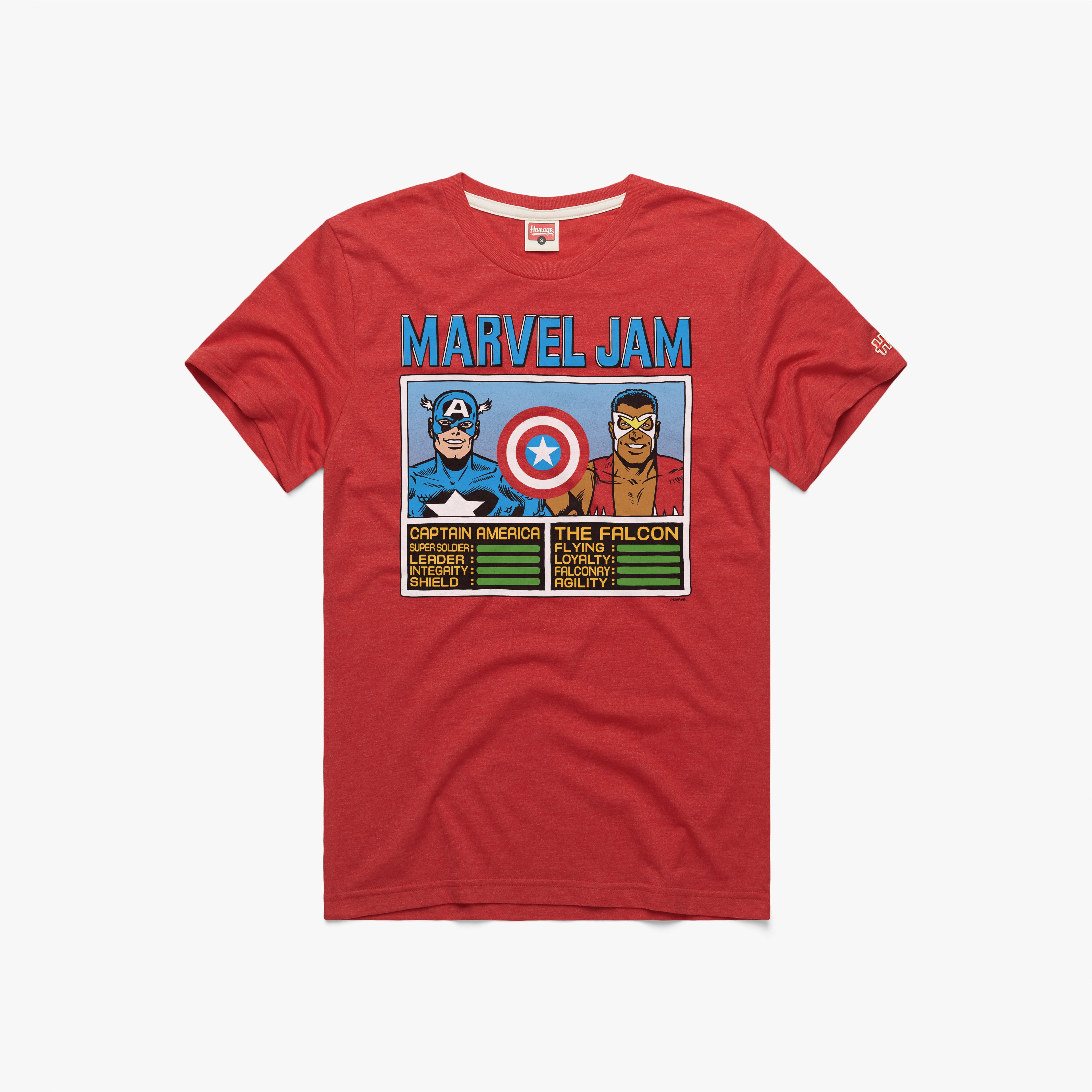 Marvel Jam Captain America And The Falcon 01012302917 Red Flat.jpg Marvel Jam Captain America And The Falcon