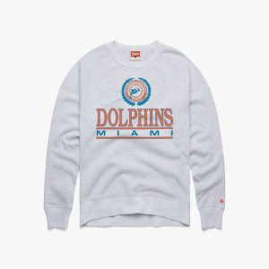Miami Dolphins Crest Crewneck