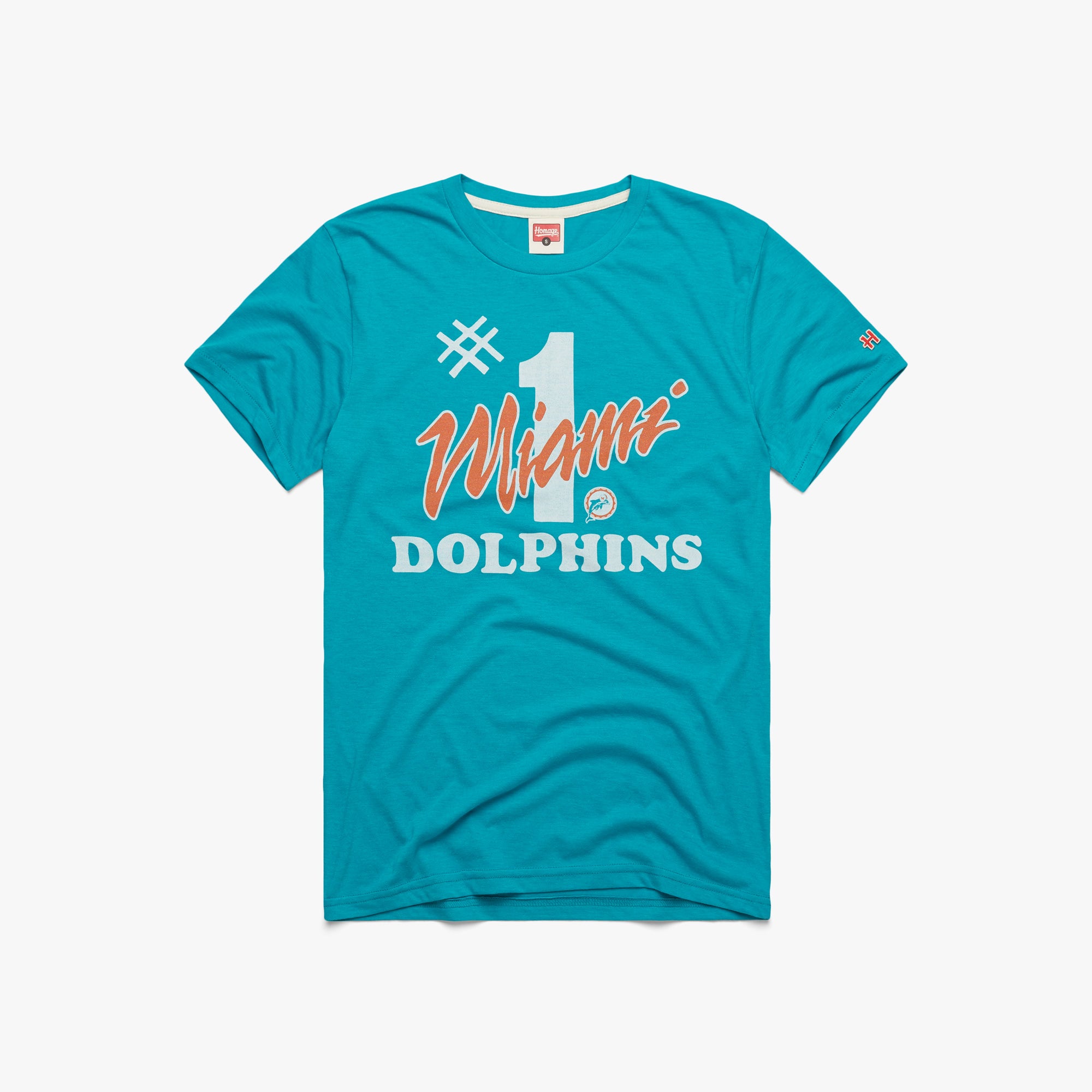 Miami Dolphins Number 1 Fan 01011319226 teal flat.jpg Miami Dolphins Number 1 Fan