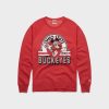 Mickey Mouse x Ohio State Crewneck::Red