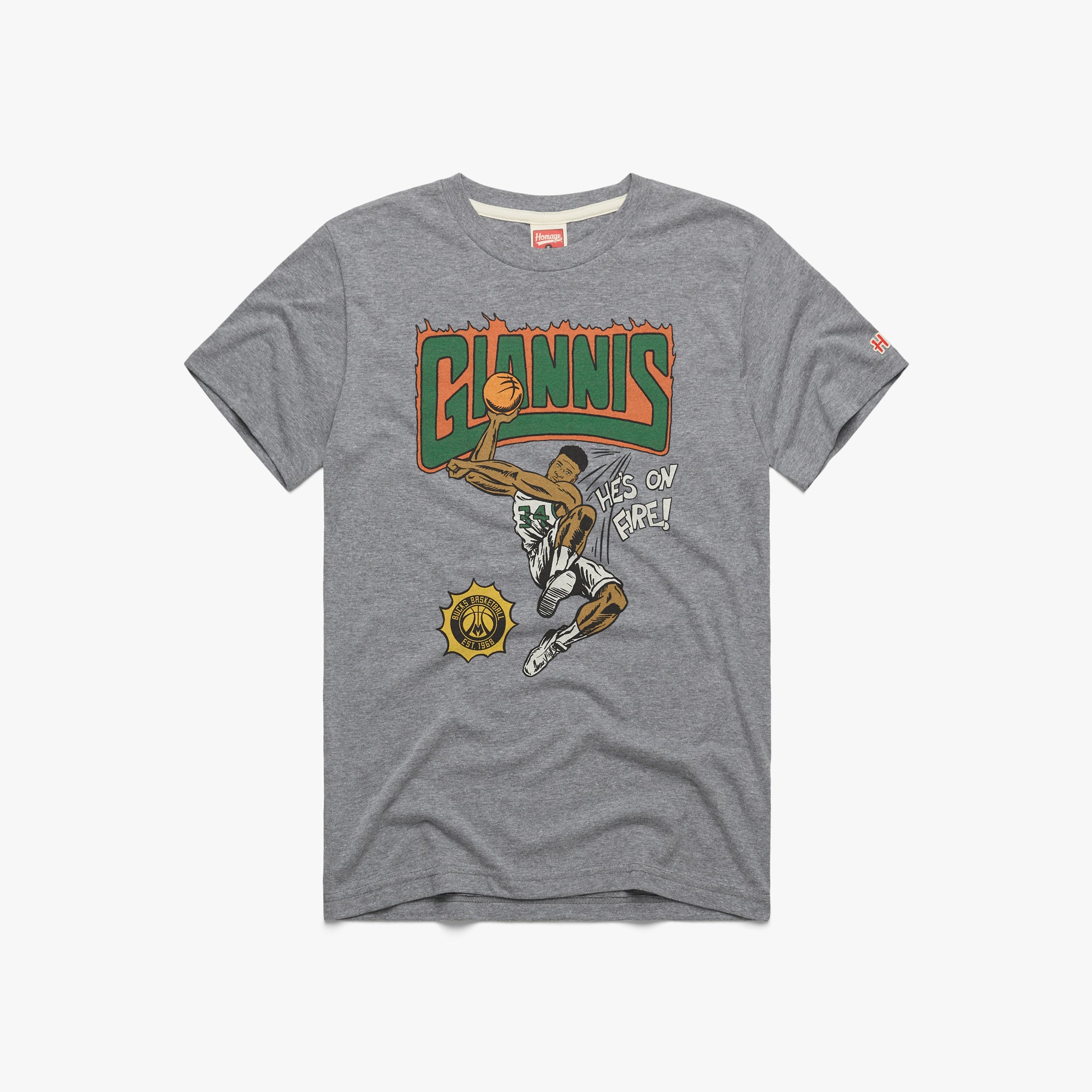 Milwaukee Bucks Comic Book Giannis 01011023801 grey flat.jpg Milwaukee Bucks Comic Book Giannis