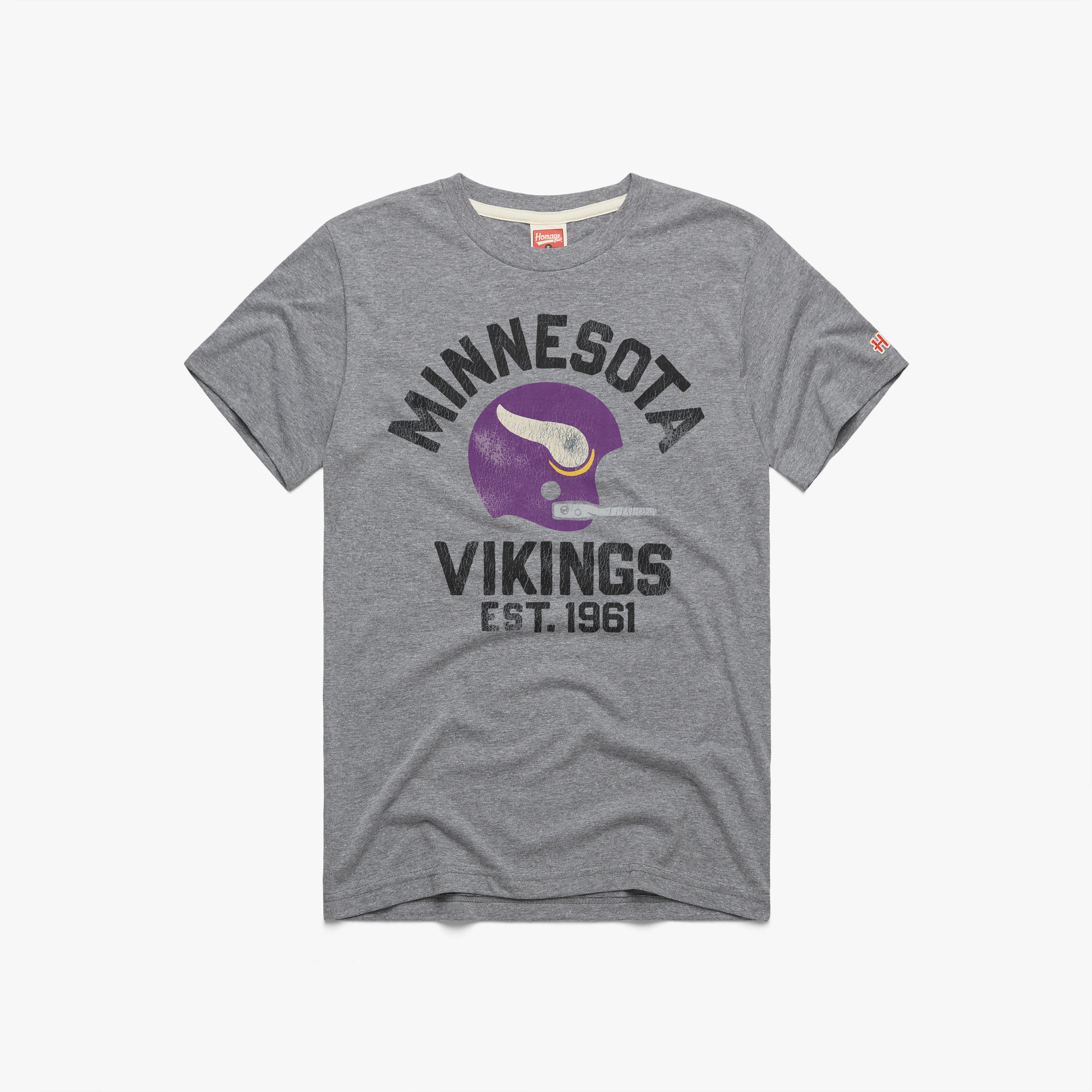 Minnesota Vikings Est. 1961 01012333601 Grey Flat 1.jpg Minnesota Vikings Est 1961