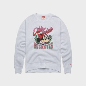 Minnie Mouse x Ohio State Crewneck::Ash