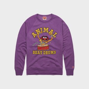 Muppets Animal Beat Drums Crewneck