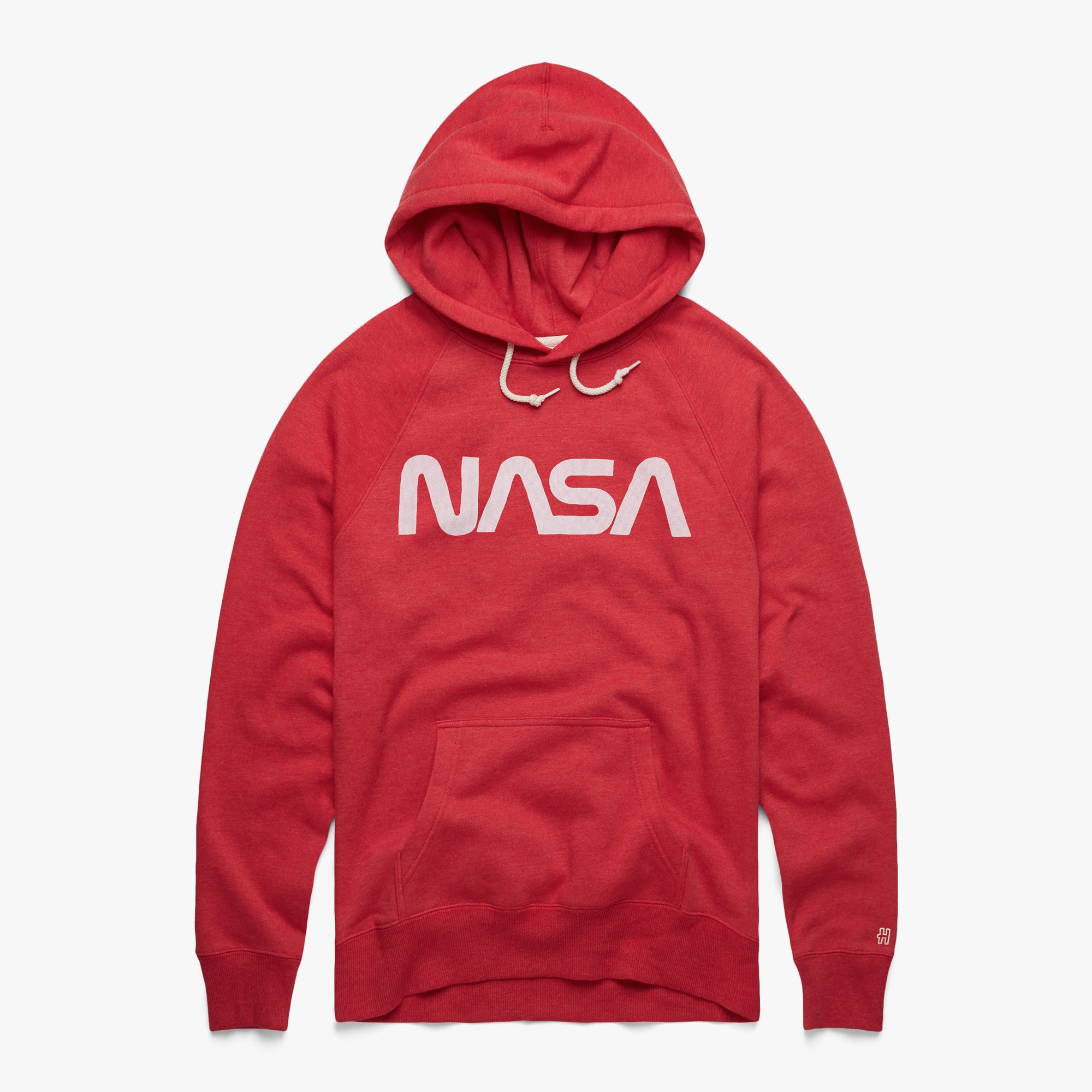 NASA The Worm Logo Hoodie 01161031417 red flat.jpg NASA The Worm Logo Hoodie