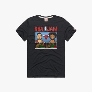 NBA Jam Bulls Vucevic And White