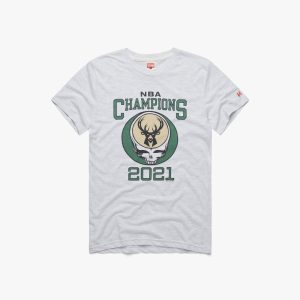 NBA x Grateful Dead 2021 Champs Bucks