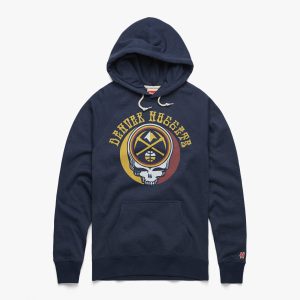 NBA x Grateful Dead x Nuggets Skull Hoodie