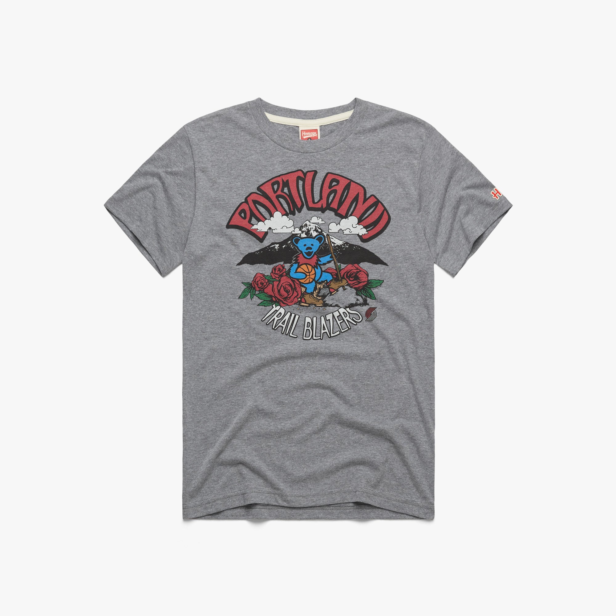 NBA x Grateful Dead x Trail Blazers Bear 01011390901 grey flat.jpg NBA x Grateful Dead x Trail Blazers Bear