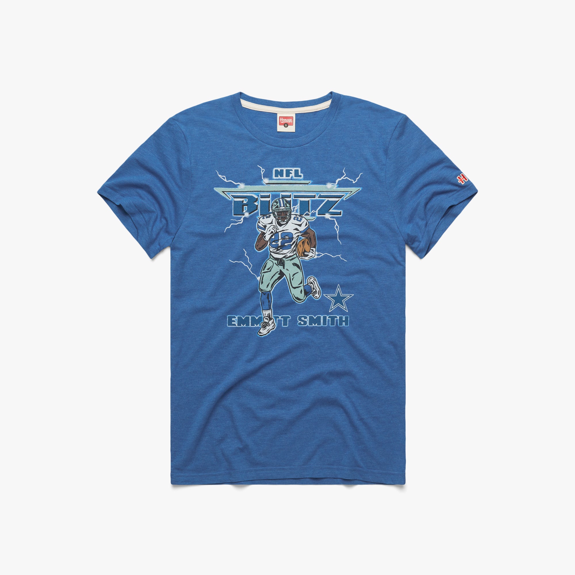 NFL Blitz Cowboys Emmitt Smith 01011311418 royal blue flat 1.jpg NFL Blitz Cowboys Emmitt Smith