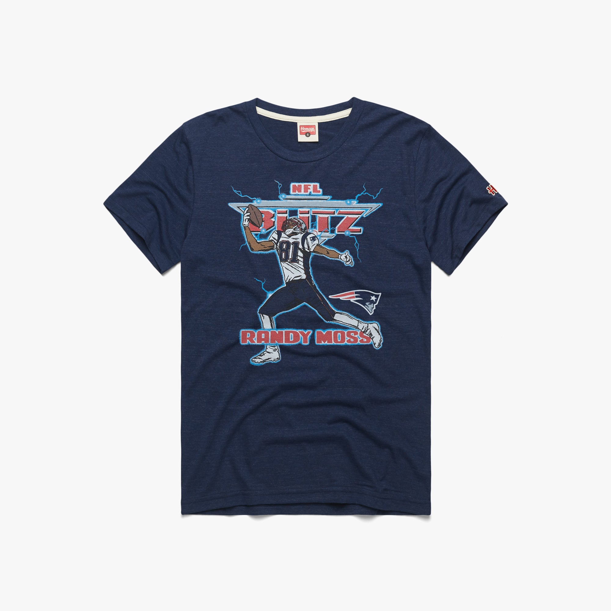 NFL Blitz Patriots Randy Moss 01011290135 navy flat.jpg NFL Blitz Patriots Randy Moss