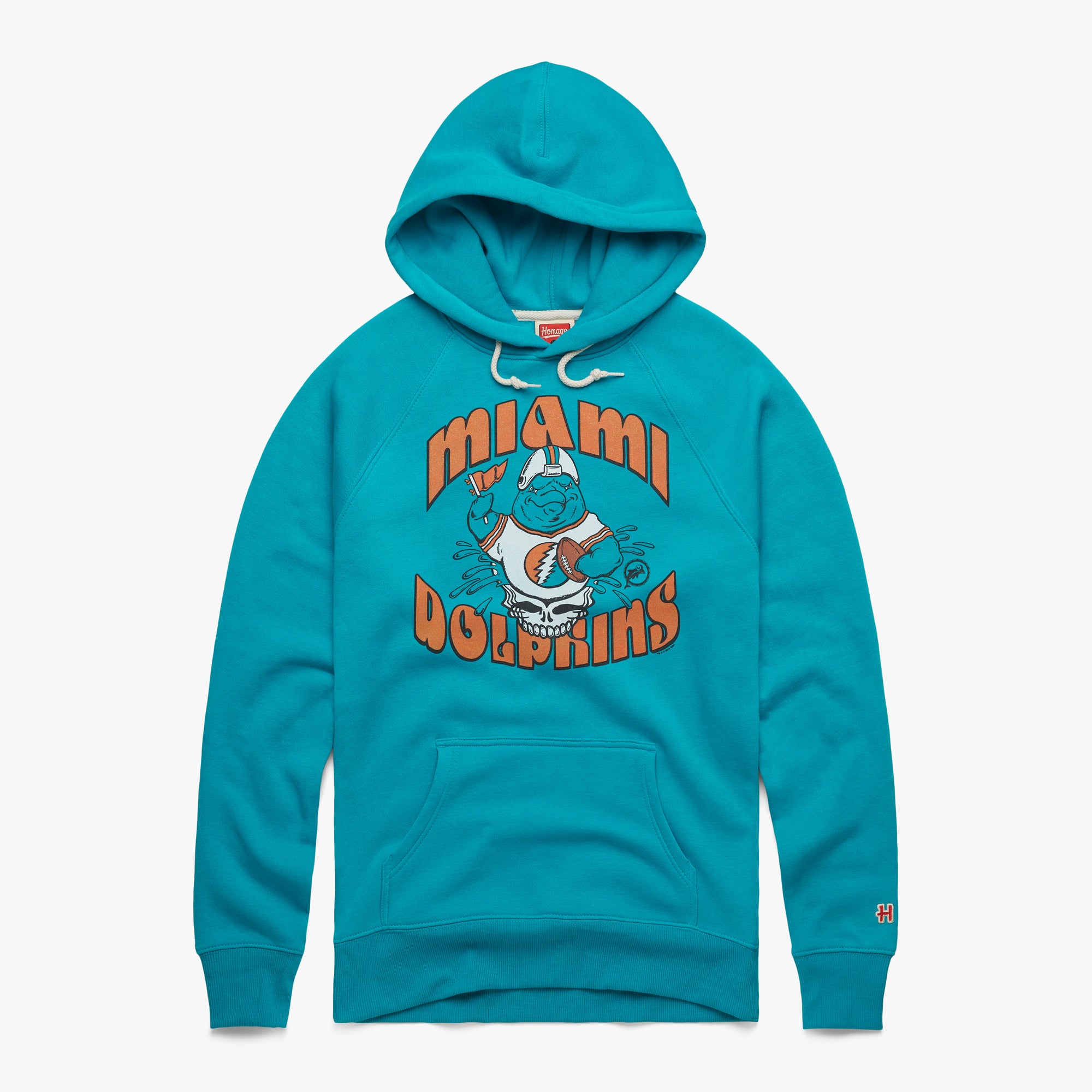 NFL x Grateful Dead x Dolphins Hoodie 01161370526 Teal flat.jpg NFL x Grateful Dead x Dolphins Hoodie
