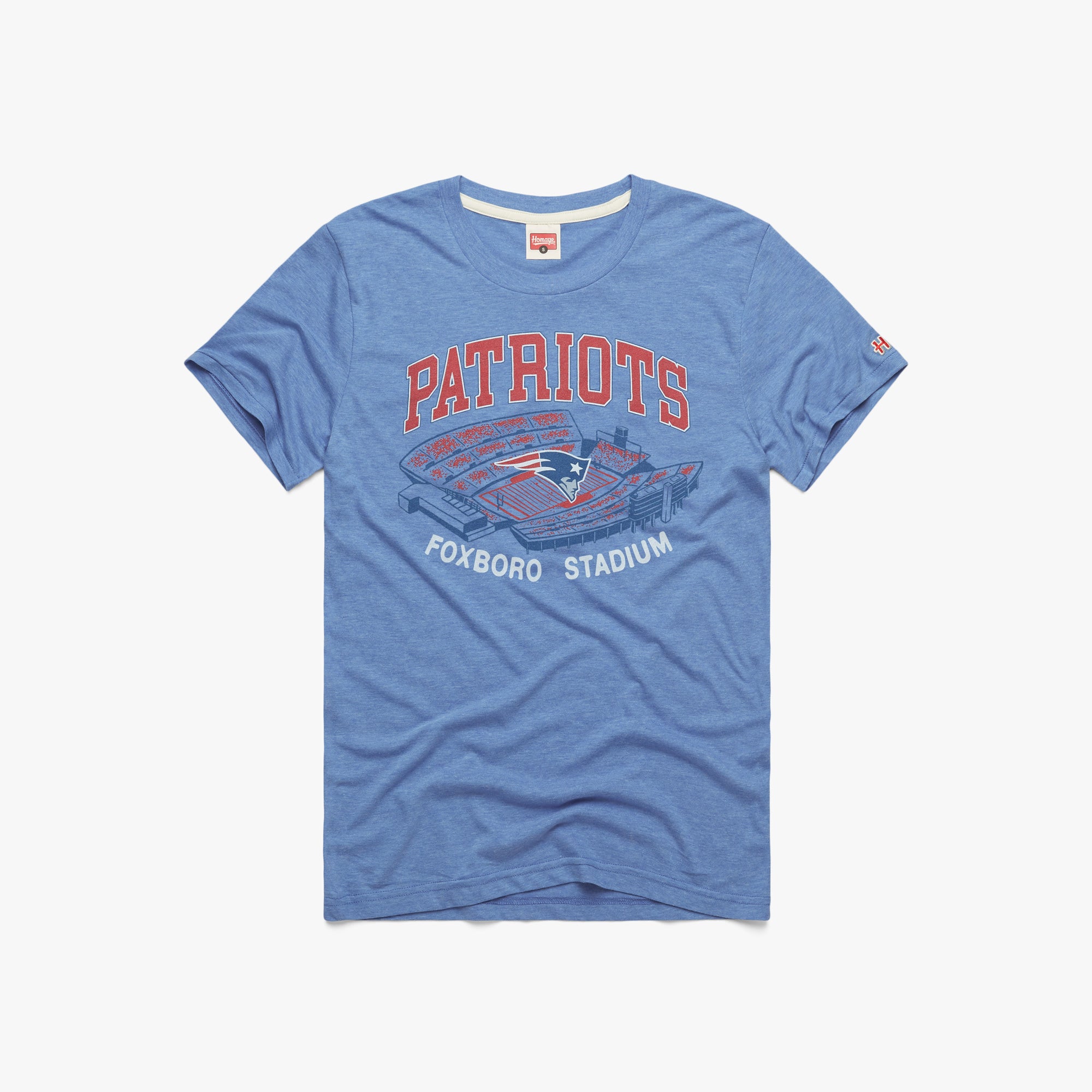 New England Patriots Foxboro Stadium 01011277302 light blue flat.jpg New England Patriots Foxboro Stadium
