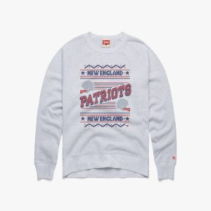 New England Patriots Holiday Crewneck