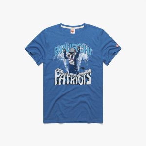 New England Patriots Tedy Bruschi Snow