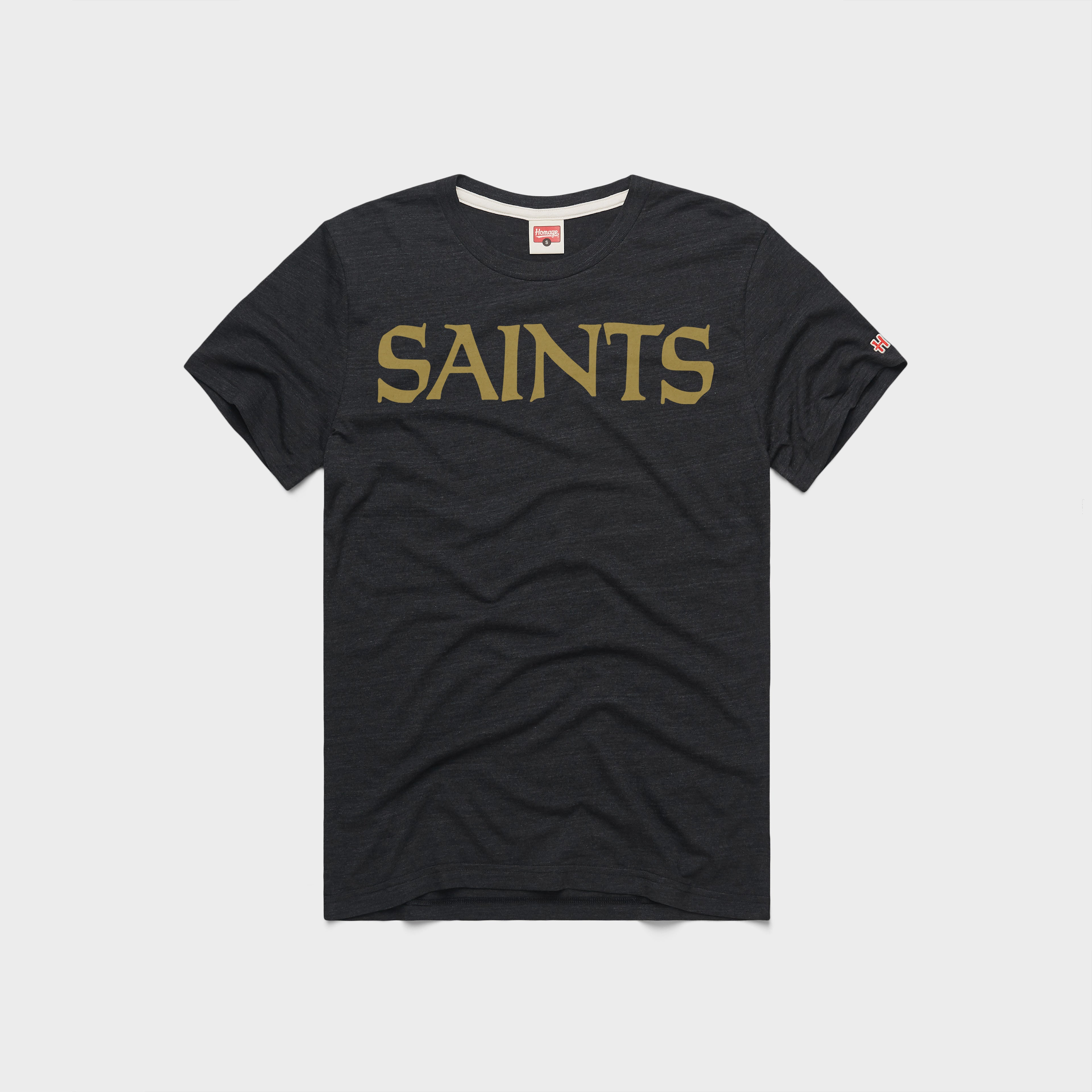 New Orleans Saints Wordmark 67 T Shirt 01012699830 Charcoal Flat.jpg New Orleans Saints Wordmark '67 T-Shirt