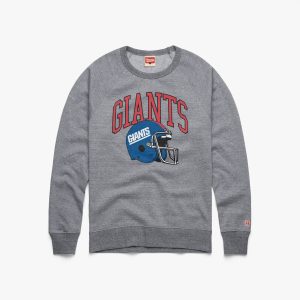 New York Giants Helmet Retro Crewneck