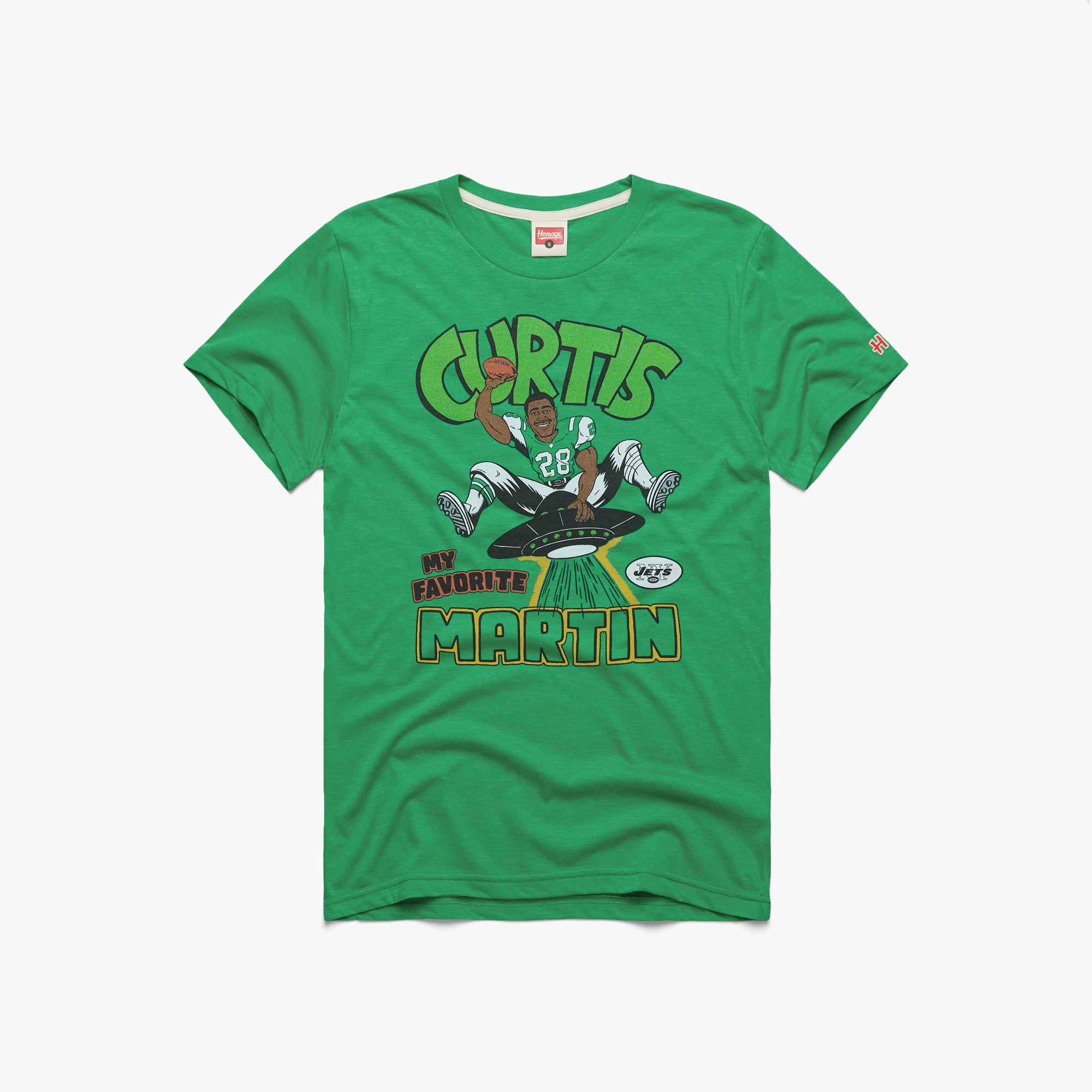 New York Jets Curtis Martin 01011609413 green flat.jpg New York Jets Curtis Martin